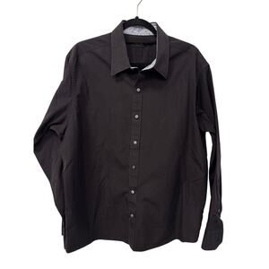 Proper Cloth Men's Black XXL Custom Shirt with "NM" Embroidery 100% Cotton